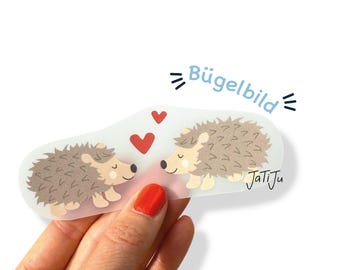Bügelbild / Patch / Igel zum Aufbügeln