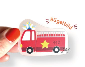 Bügelbild / Patch / Feuerwehr zum Aufbügeln
