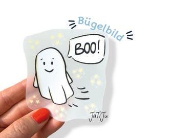 Bügelbild / Patch / Gespenst zum Aufbügeln