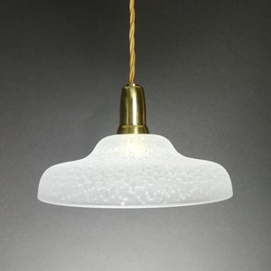French hanging lamp with fabric cable from the 1970s Pendant lamp Design inspiration Living room lamp