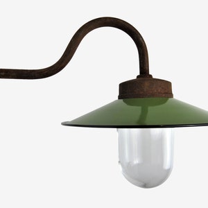 Klassische Hoflampe, Wandlampe, Gartenlampe, Lampe für Weinkellerei, Werkstattlampe Nachhaltig, Modell 17 Bild 2