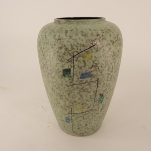 Large mid-century ceramic vase by Scheurich, Germany, 1960s, floor vase