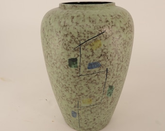Large Mid-Century Ceramic Vase from Scheurich, Germany, 1960s, Floor Vase