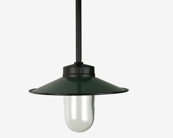 Klassische Deutsche Stall-Lampe, Hoflampe, Modell 2, Lampe für Bauernhof Fachwerkhaus Weingut Außenwandlampe