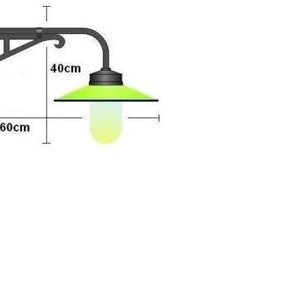 Wandlampe, Klassische Hoflampe für Bauernhof, Weingut, Weinkellerei, Fachwerkhaus, Modell 16 Bild 2