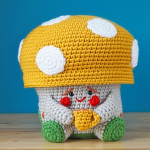 Mushroom Amigurumi Crochet Toy Pattern (PDF)