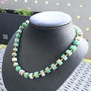 chrysoprase necklace