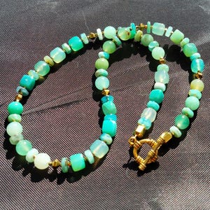 chrysoprase necklace