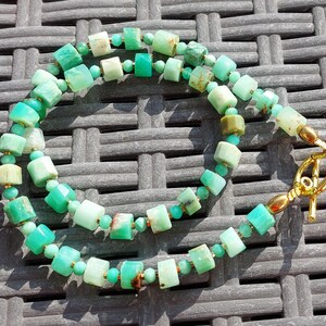 chrysoprase necklace