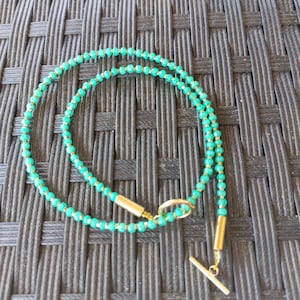 chrysoprase necklace