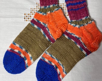 Stricksocken handgestrickt Größe 38/39