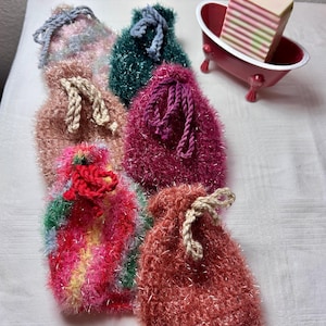Seifensäckchen, Peelingschwamm - Ein Geschenk für Häkelfans, #0123