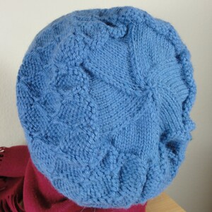 Oversize hat, smoke blue image 7