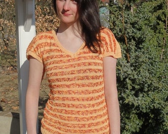 Summer sweater orange size 38