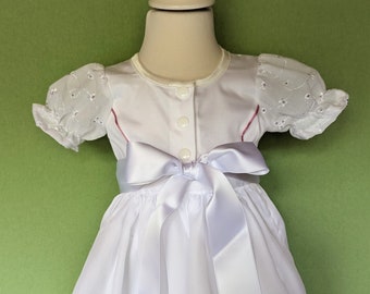 Baptism Dirndl size 74, with chiffon apron, available immediately, also available with jacket