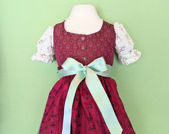 Taille Dirndl bébé 80, disponible immédiatement, également possible avec veste