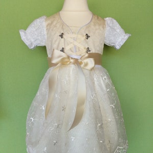 Baby dirndl model "Jule 2" size 68 - 98 for festive occasions, christenings, weddings, very high quality, made to your specifications