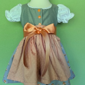 Baby Dirndl rozmiar 68, dostępny od ręki, piękny prezent