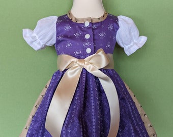 Baby Dirndl Gr. 68, traditionelle Stoffe, sofort lieferbar