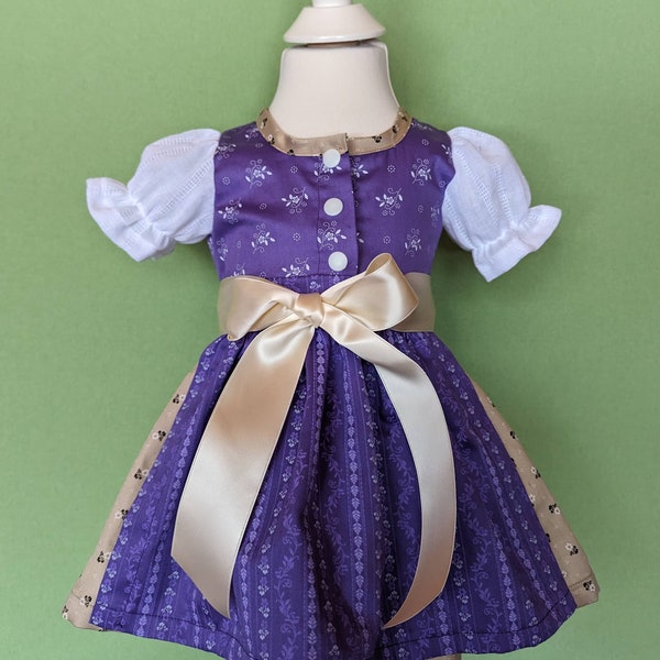 Baby dirndl size 68, traditional fabrics, available for immediate delivery