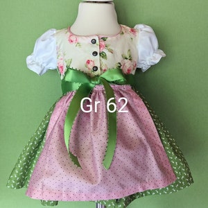 Baby dirndl size 62, a nice gift for a birth, available immediately
