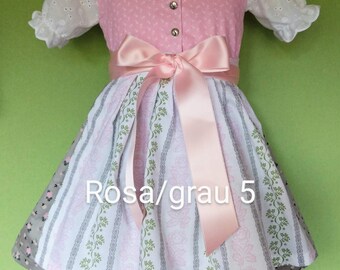 Baby Dirndl  Modell "Christel" ab Größe 62, aus hochwertigem Trachtenstoff,  wird nach deinen Wünschen angefertigt