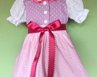 Baby  Dirndl Gr, 62/68 aus wunderschönem Trachtenstoff, sofort lieferbar