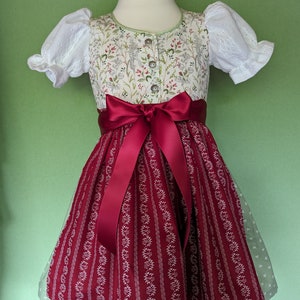 Taille Dirndl bébé 80, disponible immédiatement, également possible avec veste image 3