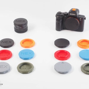 Sony E-Mount (NEX) Bouchons d'objectif arrière et de boîtier par Forster Royaume-Uni