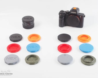 Sony E-Mount (NEX) Rear Lens Caps & Body Caps By Forster UK