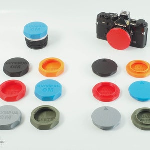 Olympus OM Mount Rear Lens Caps & Body Caps By Forster UK