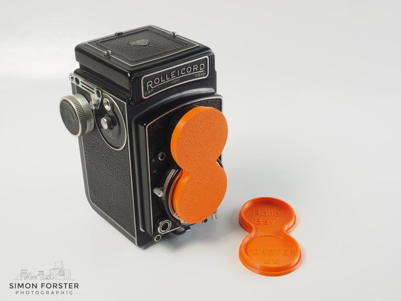 Rollei Bay 1 TLR用フレキシブルレンズキャップ（ローライコード