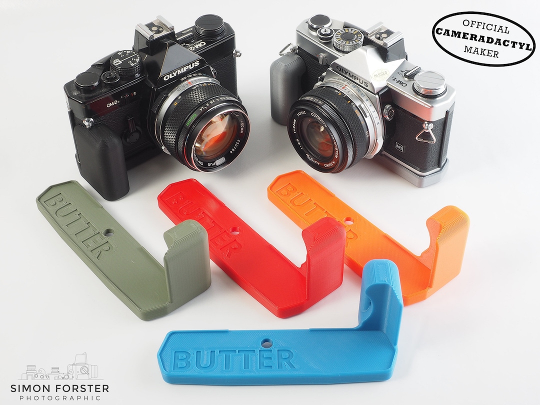Olympus OM-1 / 2 / 2n / 2s / 3 / 4 / 4ti Butter Grip by Olympus OM-1 / 2 / 2n / 2s / 3 / 4 / 4ti Butter Grip by