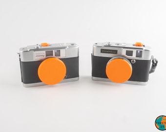 Tampas de lentes flexíveis e sapatas Yashica Mimy e Mimy-S da Forster UK