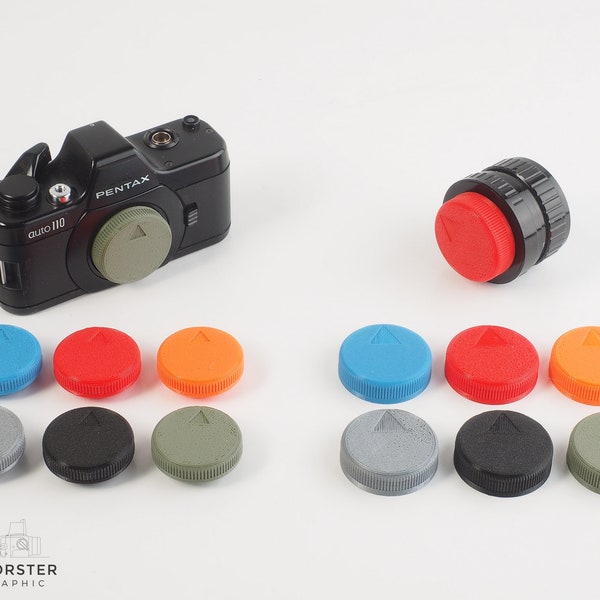 Pentax Auto 110 Body & Lens Caps By Forster UK