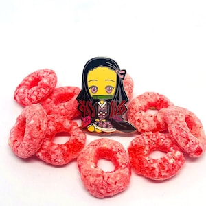 Anime Demon Sister hard enamel pin