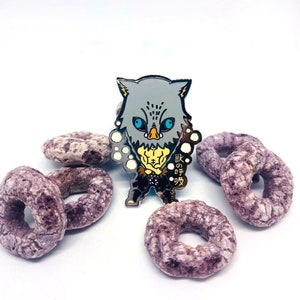 Anime Demon Breath of the Beast hard enamel pin