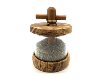 Herb mill olive wood