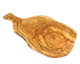 Steak board with engraving and juice groove and handle, approx. 35 – 39 cm (13.8 – 15.4 inches)