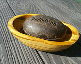 Oval soap dish HIGH for large soap bars