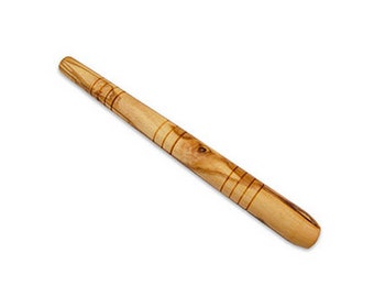 Massage stick made of olive wood