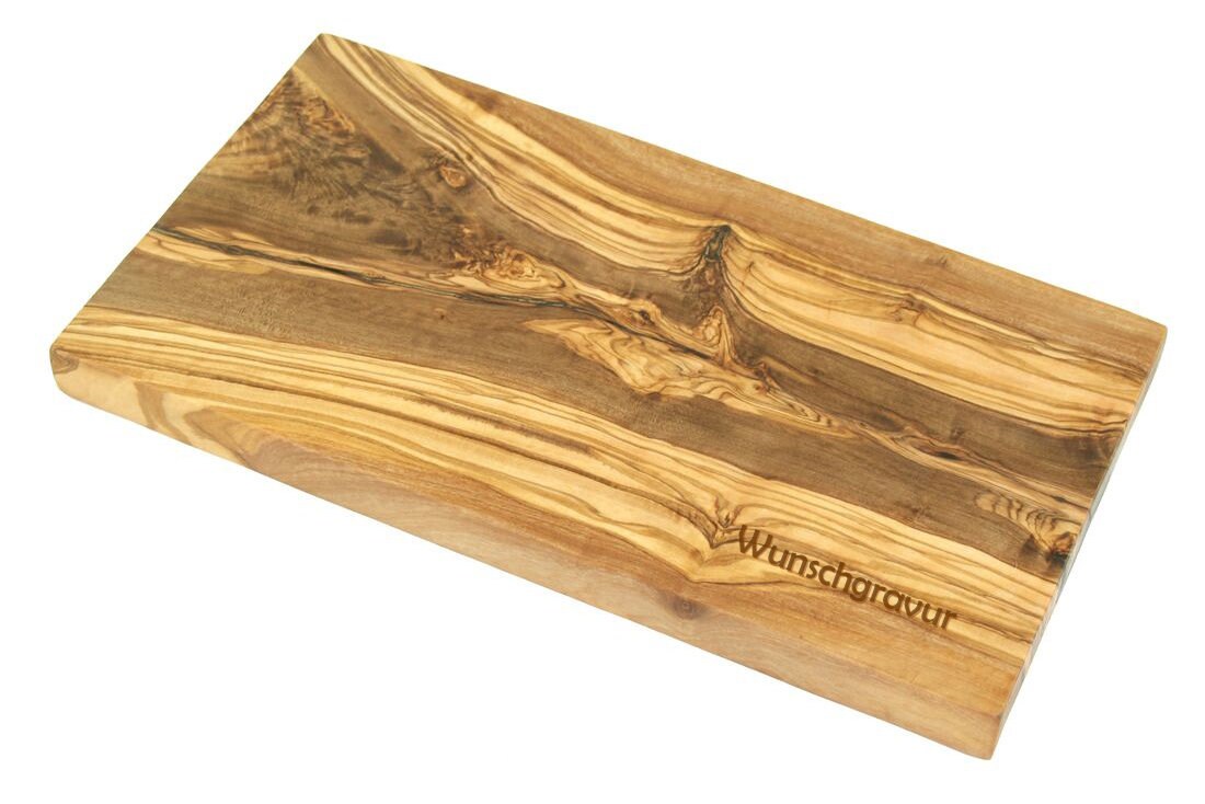 Planche en bois d'olivier 15/25cm - Planche de cuisine