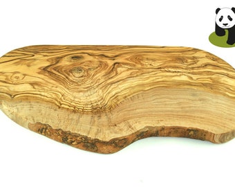 Breakfast board RUSTIC (without groove) olive wood approx. 35 – 39 cm (13.8 – 15.4")