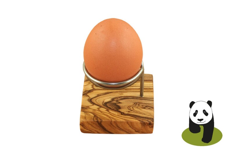 Eierhalter DESIGN aus Olivenholz Bild 1