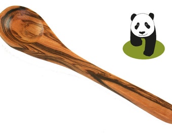 Egg spoon / spoon for dips,  olive wood