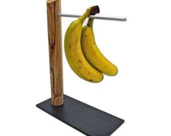 Halter für Bananen aus Olivenholz