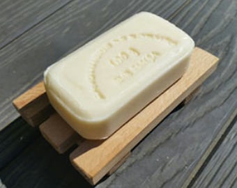 Local beech wood! Soap dish "PALETTE" with 4 pads underneath