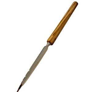 Letter opener with engraving made of olive wood image 5