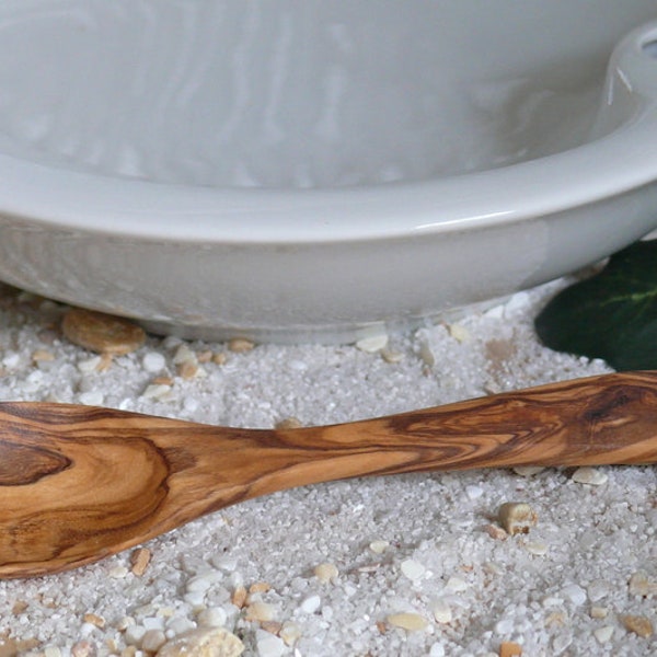 Baby spoon made of olive wood