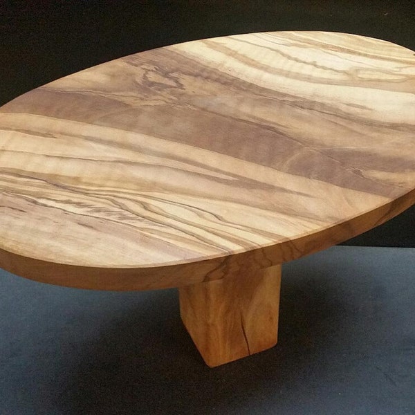 Meditation bench, made of olive wood